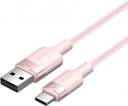 Vention kabel USB-A na USB-C 1 m 3 A ružičasti