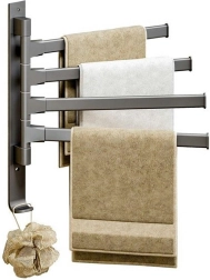 DA261A DRŽAČ RUČNIKA S POKRETNIM RUKAMA SIVI