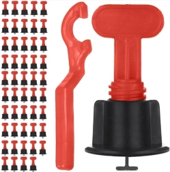 Sustav za niveliranje pločica 50 kom s ključem