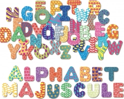 Drvene magnetiće Vilac velika abeceda