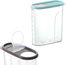 plastična posuda za rasute namirnice s dozatorom i mjernom posudicom 4 l