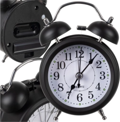 Retro metalni budilica s LED pozadinskim osvjetljenjem i tihim radom