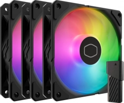 Ventilatori Cooler Master SickleFlow Edge 120 ARGB, set 3 kom (crni)