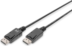 DisplayPort kabel s kvačicom 1080p 60Hz FHD DP/M DP/M crni 1m