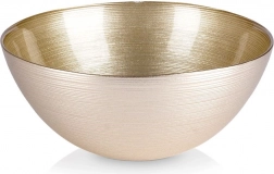 Staklena zdjela zlatna 21 cm, 1,7 l