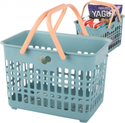 Plastična košara za kupnju sa sklopivim ručkama