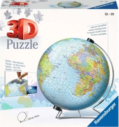 Ravensburger 3D puzzle Zemlja – dječji globus 180 dijelova