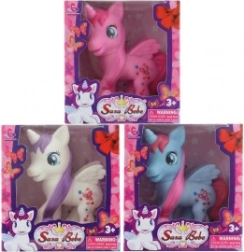 Jednorog s krilima gumena figurica