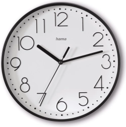 Zidni sat Salina 22 cm crni