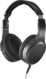 Žičane naglavne slušalice za TV s dugim kabelom, crne