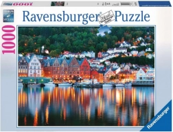 Puzzle Ravensburger Bergen Norveška 1000 dijelova