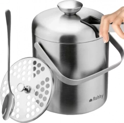 Ruhhy inox kanta za led s žličicom i kliještima