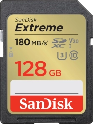 Memorijska kartica SanDisk Extreme SDXC 128 GB UHS‑I U3 V30 180/90 MB/s