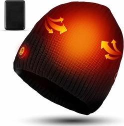 Grijana zimska kapa s powerbankom