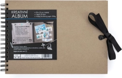 Kreativni album smeđe boje