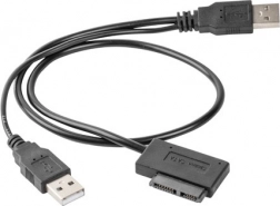USB adapter s napajanjem na kabelu -> SATA Slim SSD (13-pinski)