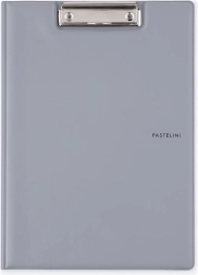 Dvostruka mapa A4 plast Pastelini siva