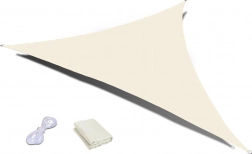 vodootporna sjenilna tenda trokut 4 × 4 × 4 m ModernHome – bež