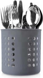 Okapni stalak za kuhinjski pribor i posuđe, sivi