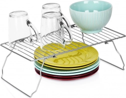 Sklopiva metalna kuhinjska polica 37 × 21 × 13,5 cm