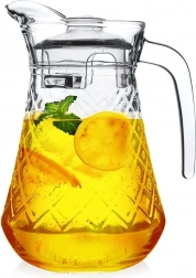 Staklena vrča s poklopcem 1,4 l