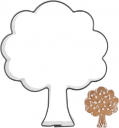 Metalni kalup za izrezivanje bor 6 cm