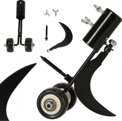 Uklanjač korova za fuge s kukom i šiljkom na kotačićima