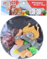 Set za jelo s plastičnom tacnom za djecu