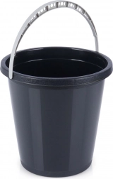 Plastična crna kanta 5 l