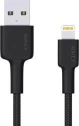 Aukey lightning – usb-a kabel 2 m s najlonskim opletom i MFi certifikatom