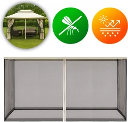 Mreža protiv insekata za vrtni paviljon 3x4 m sa patentnim zatvaračima od MultiGardena