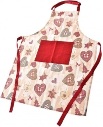 Pamučna kuhinjska pregača s vezanjem