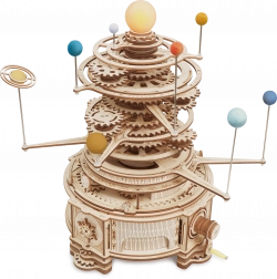 Drveni mehanički model Sunčeva sustava ROKR Orrery 3D puzzle