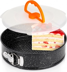 Rasklopivi granitni kalup za torte s poklopcem 24 cm