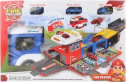 Policijski auto s rasklopivom garažom i svjetlima