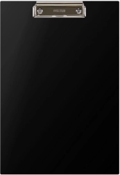 Klasična podloga za pisanje A4 s metalnom kopčom crna