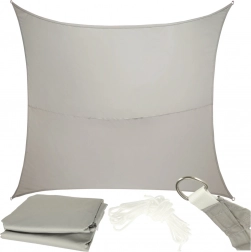 Vrtna sjenila tkanina LUARO siva 4x3m