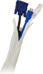 Elastični organizator kabela, sivi