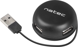USB hub Natec Bumblebee 4 porta crni