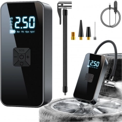 Električni prijenosni mini kompresor s LED svjetiljkom