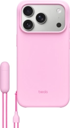 Zaštitna maska s remenom beats kickstand za iphone 17 pro, kompatibilna s magsafe, sunčano ružičasta
