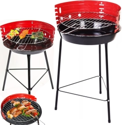 Vrtni prijenosni kamping roštilj na drveni ugljen