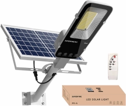 solarna ulična lampa Superfire 63 W, 500 lm, s daljinskim upravljanjem