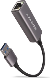 AXAGON USB-A 3.2 Gigabit Ethernet adapter u metalnom kućištu, titanski siva