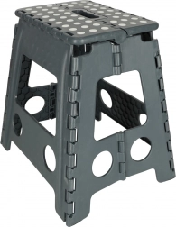 Sklopiva protuklizna stolica 39,5 cm – Tamno siva