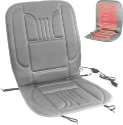 Grijana autosjedalica siva