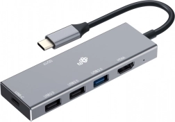 USB-C razdjelnik 7-u-1 s HDMI, USB, PD i čitačem kartica