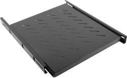 Izvlačna polica 1U za 19" ormare 800 mm, crna