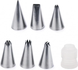 Set slastičarskih nastavaka s adapterom 7 kom