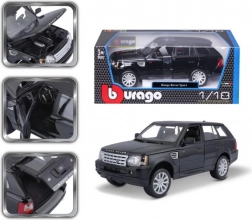 Metalni model BBURAGO RANGE ROVER SPORT 1:18, crni
